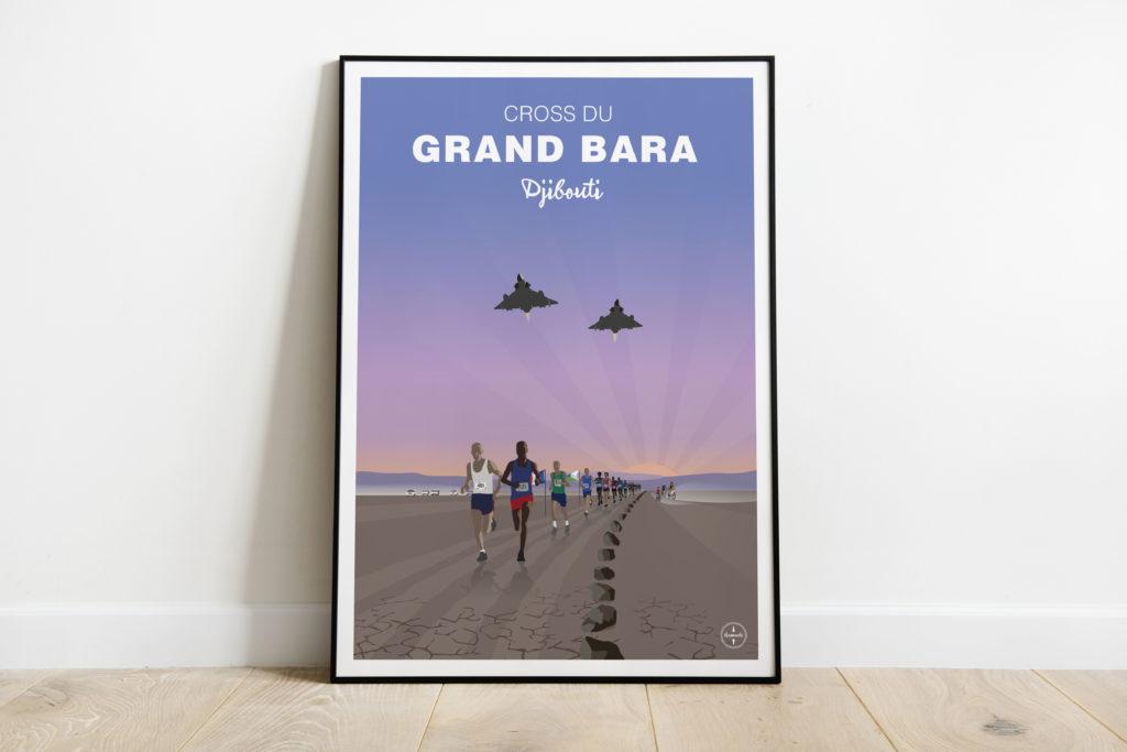 Affiche du Cross du Grand Bara, Djibouti